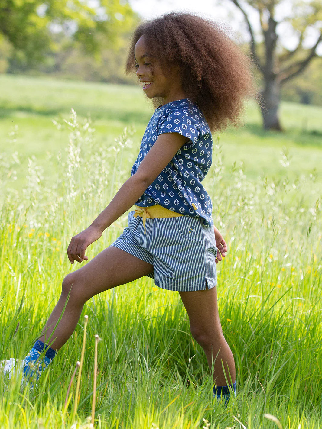 Kite T-Shirt Short Sleeve - Fleur Navy