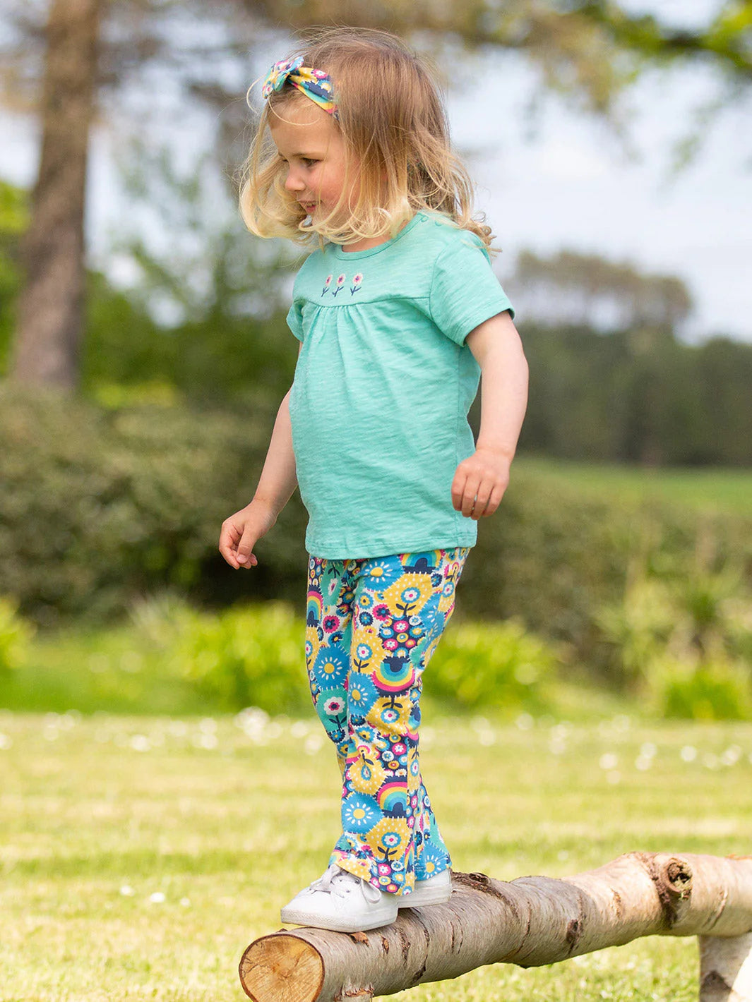 Kite Leggings - Patchwork Planet Multi