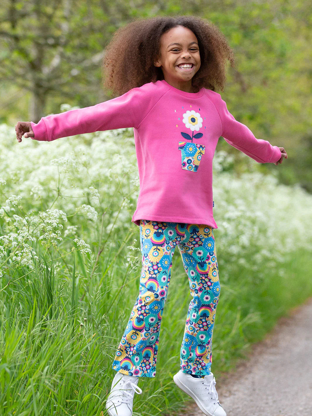 Kite Leggings - Patchwork Planet Multi