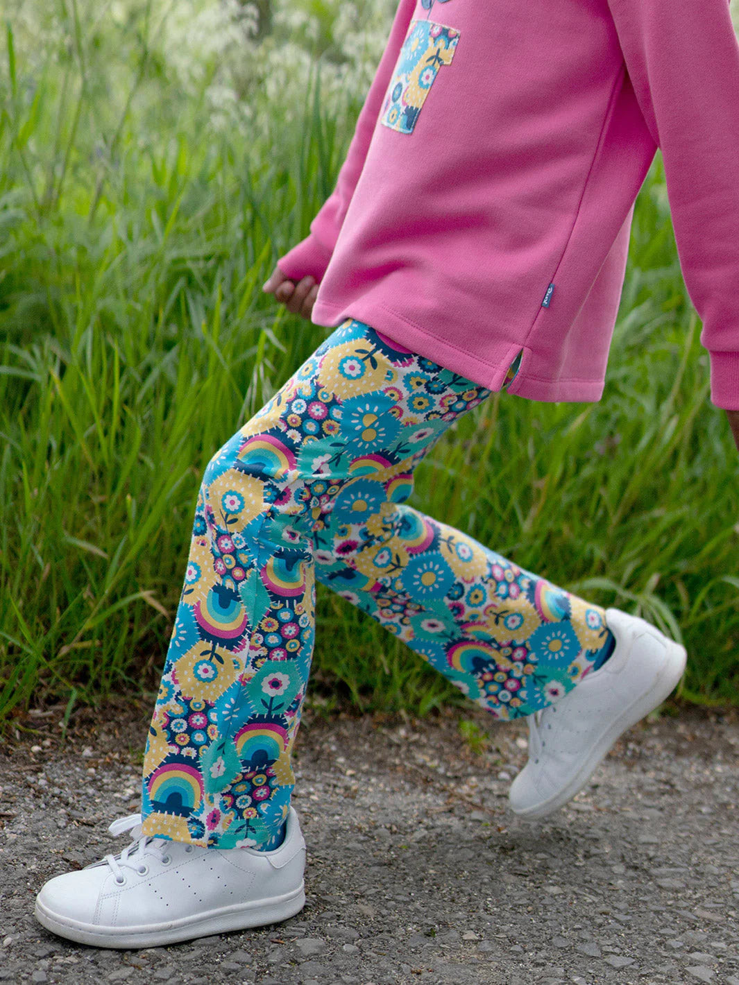 Kite Leggings - Patchwork Planet Multi
