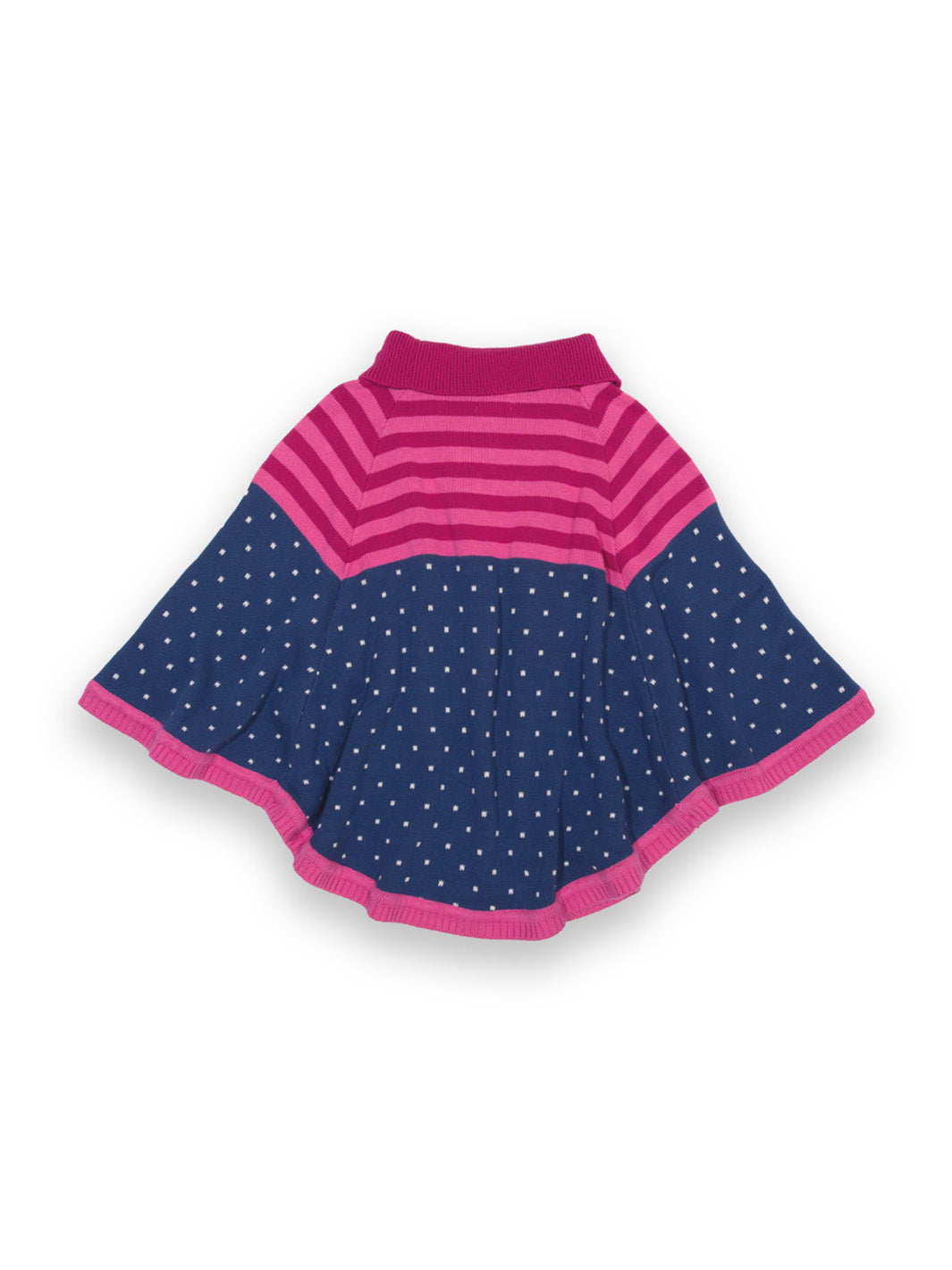 Kite Berry Blush Poncho - Navy