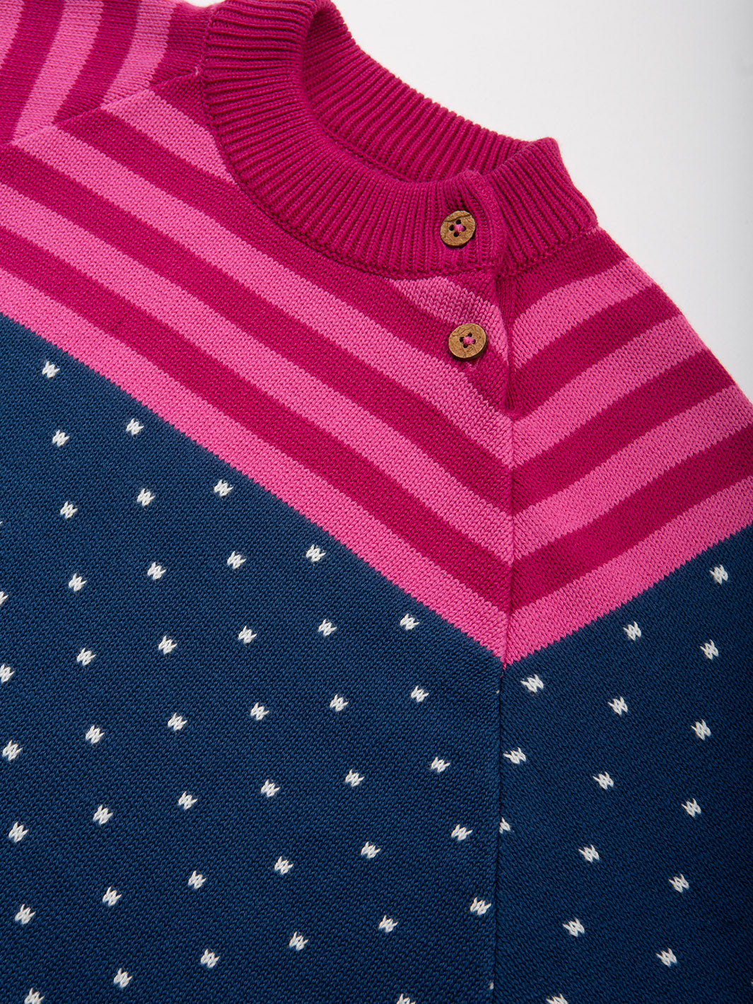Kite Poncho - Berry Blush Navy