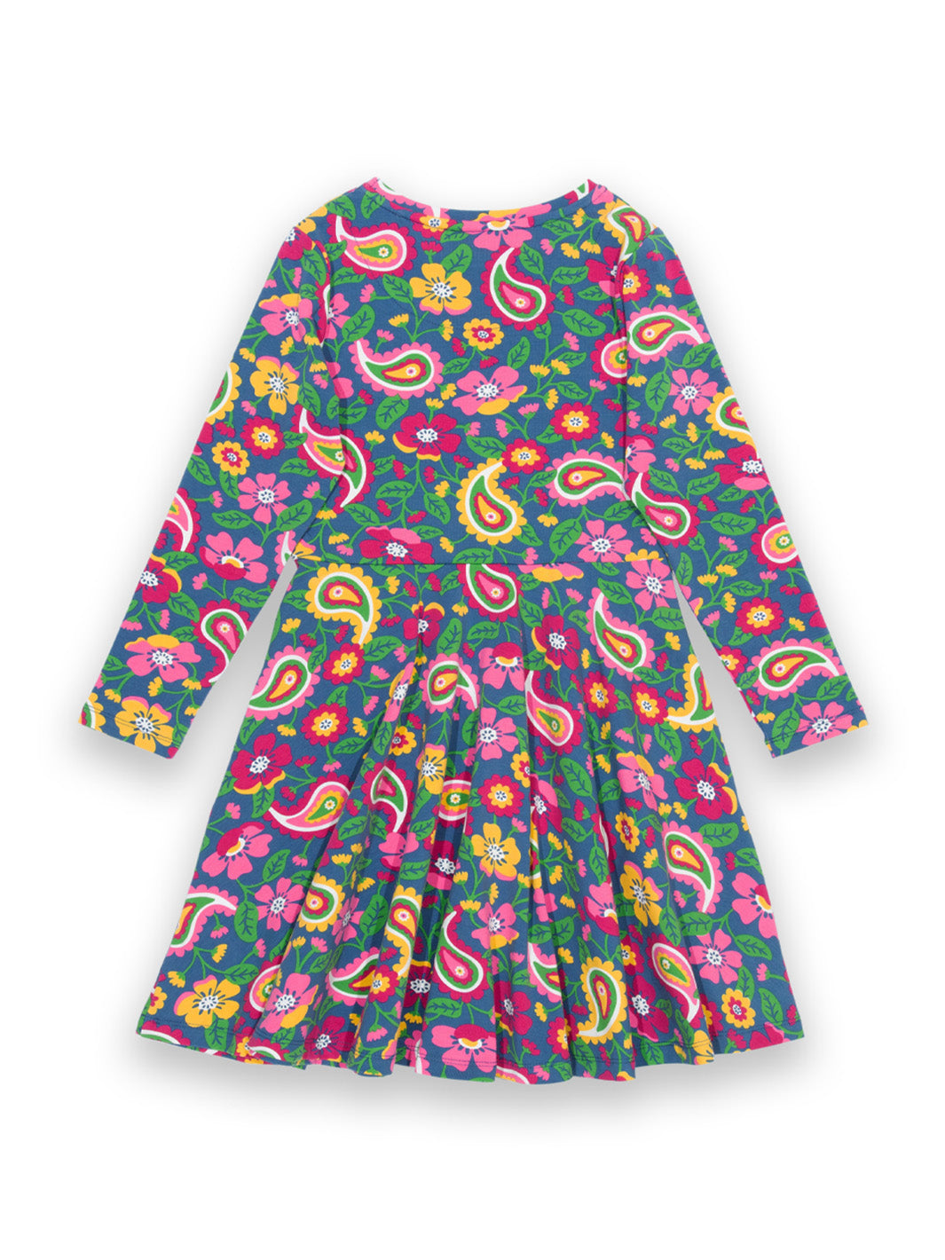 Kite Skater Dress Long Sleeve - Paisley Pop Multi