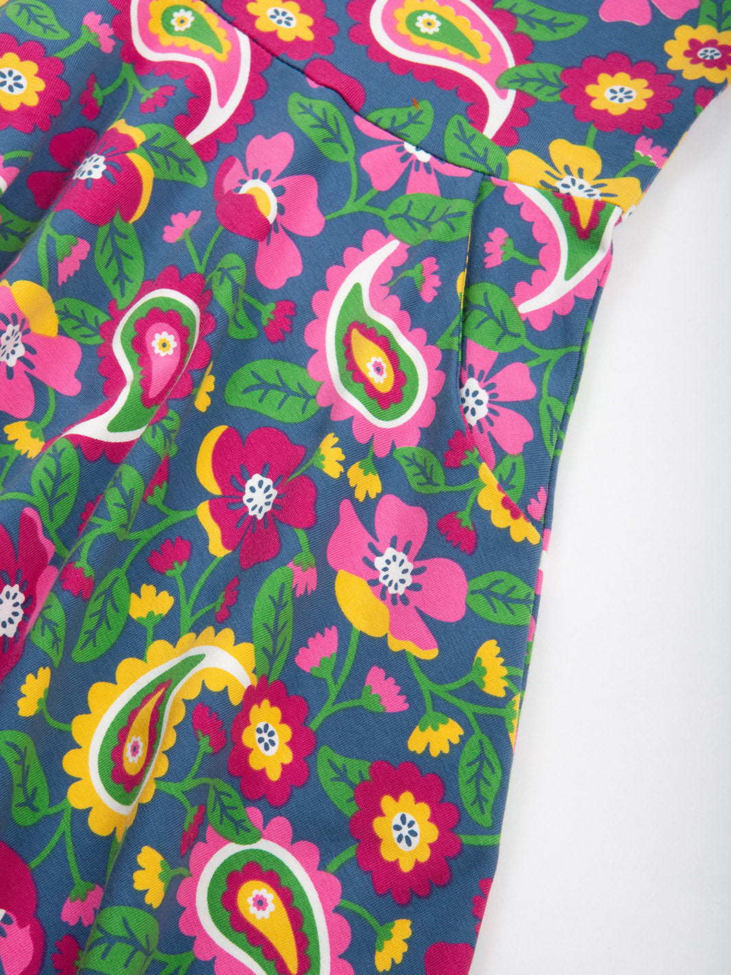 Kite Skater Dress Long Sleeve - Paisley Pop Multi