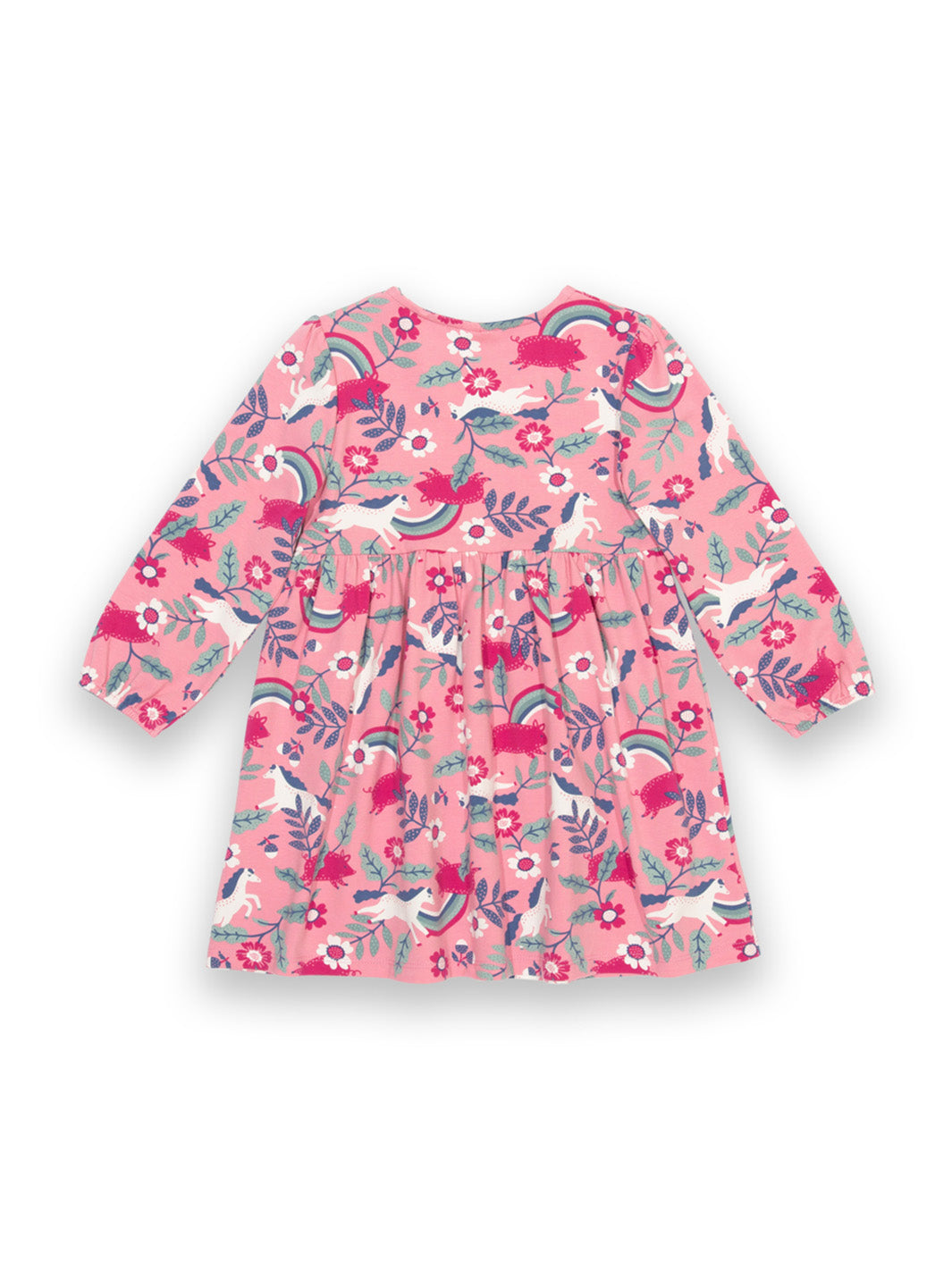 Kite Dress Long Sleeve - Pig Pannage Pink
