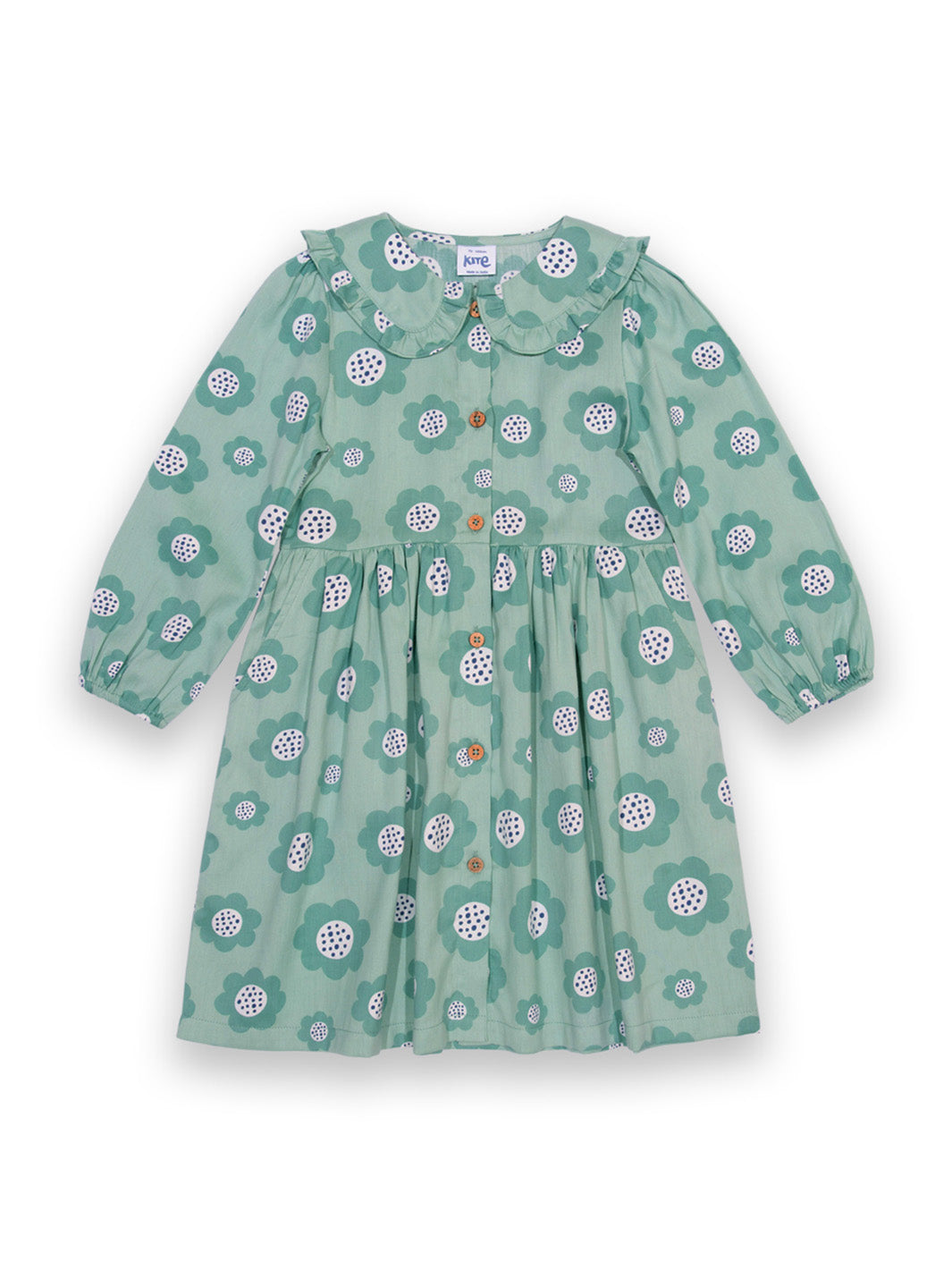 Kite Big Bloom Dolly Collar Dress - Green