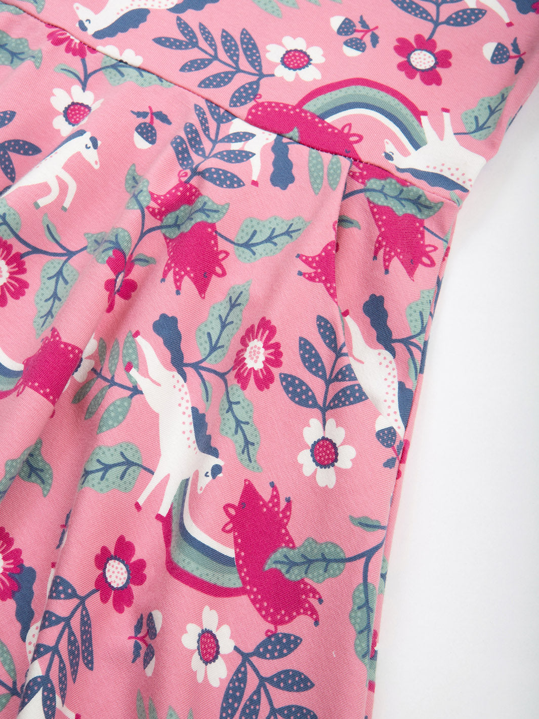 Kite Skater Dress Long Sleeve - Pig Pannage Pink
