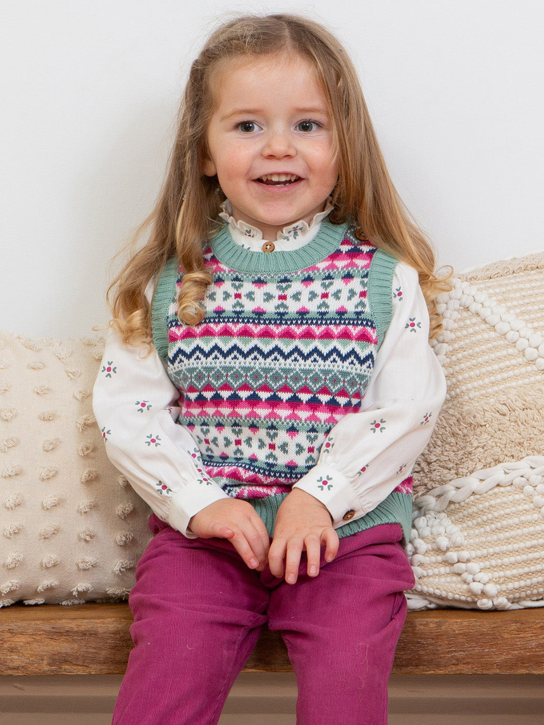 Kite Love Hug Knit Vest - Multi