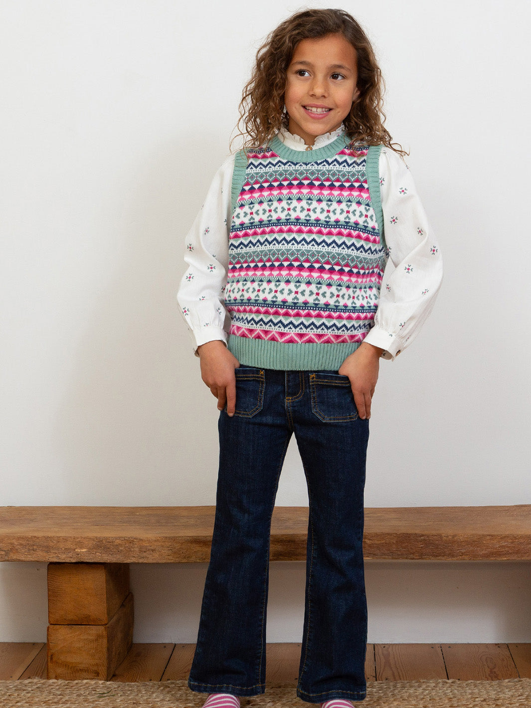 Kite Love Hug Knit Vest - Multi