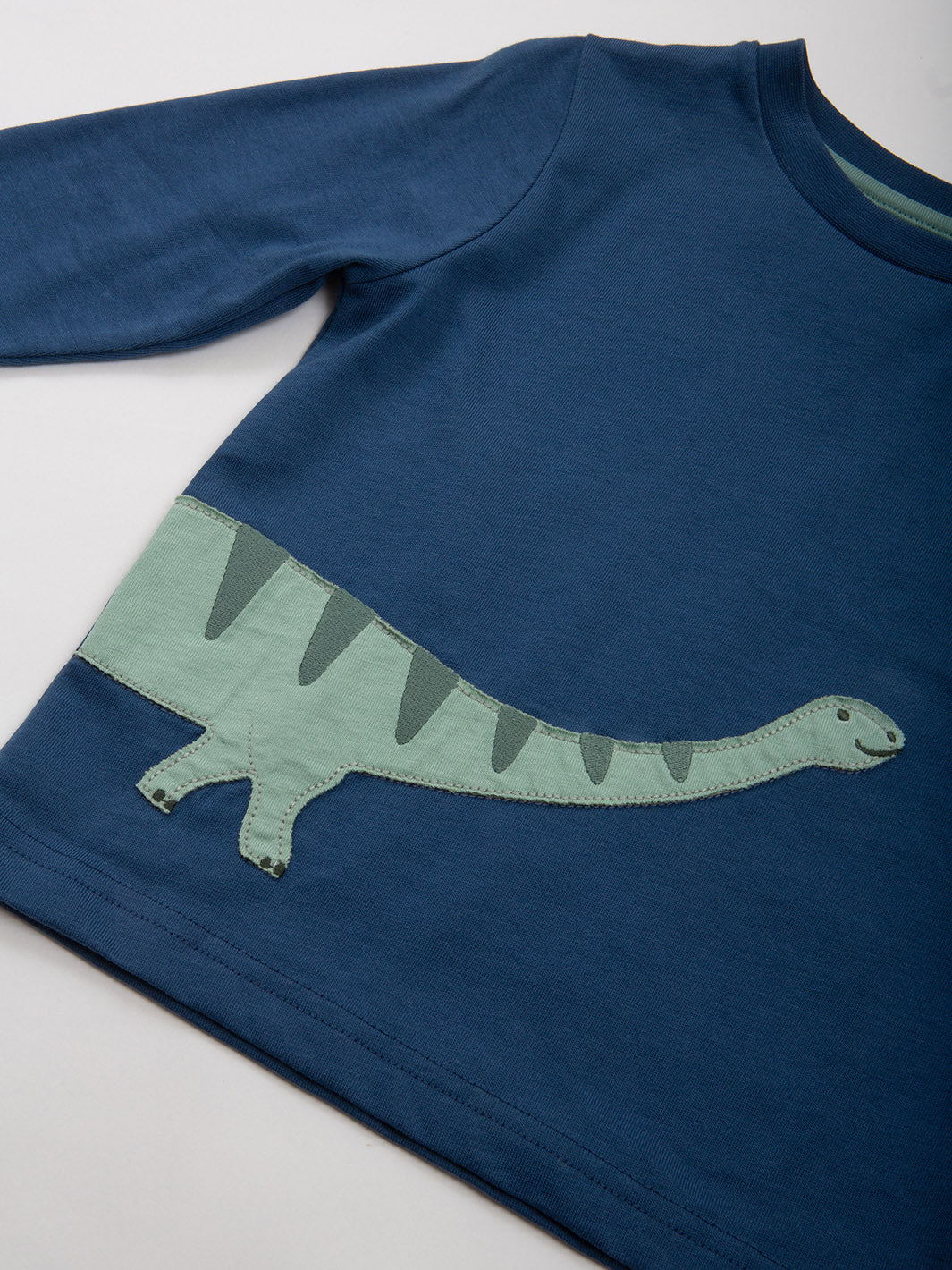 Kite T-Shirt Long Sleeve - Dippy Dino Navy