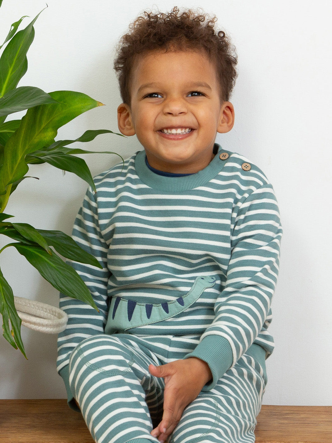 Kite Sweatshirt - Dippy Dino Green