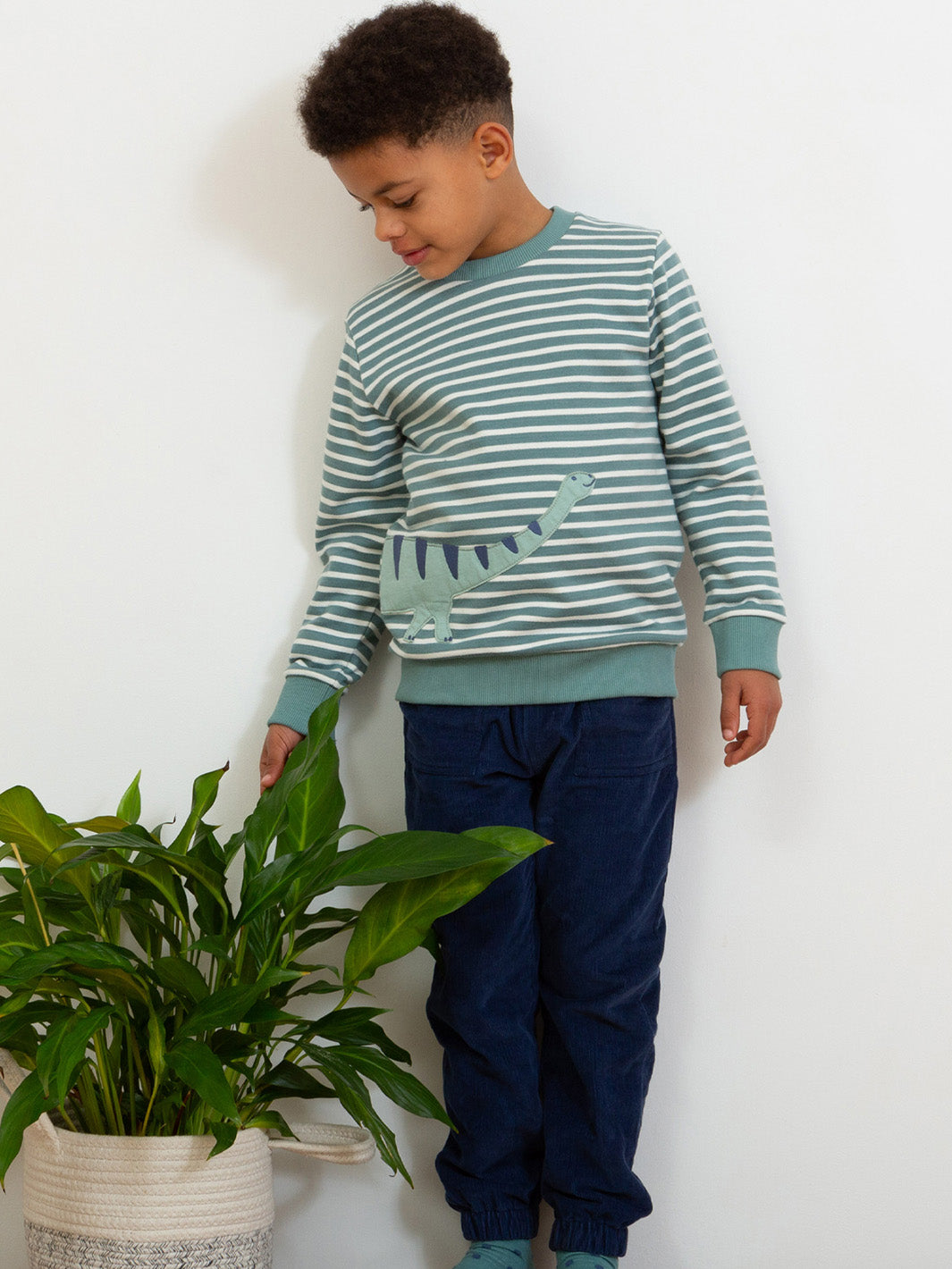 Kite Sweatshirt - Dippy Dino Green