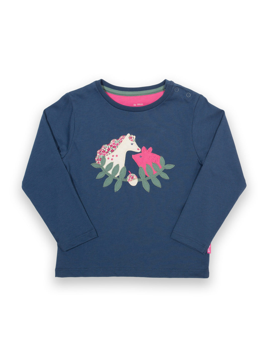 Kite T-Shirt Long Sleeve - Pig Pannage Navy