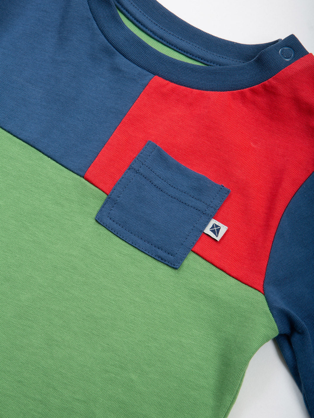 Kite T-Shirt Long Sleeve - Colour Block Multi