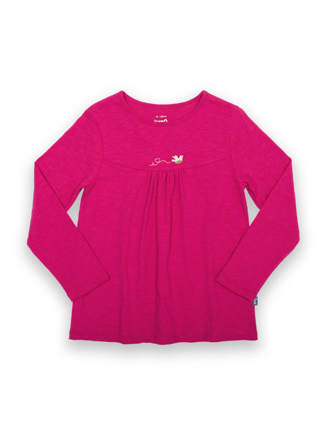 Kite Tunic Long Sleeve in Dove Love Pink organic cotton at The Thrifty Stork