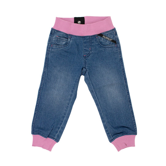 Villervalla Relaxed Jeans Cuff Stretch Denim - Wash Smoothie