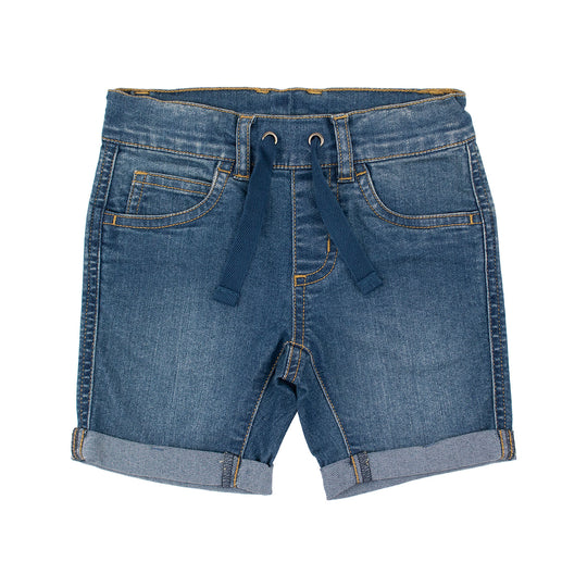 Villervalla Capri Denim Shorts - Indigo Wash
