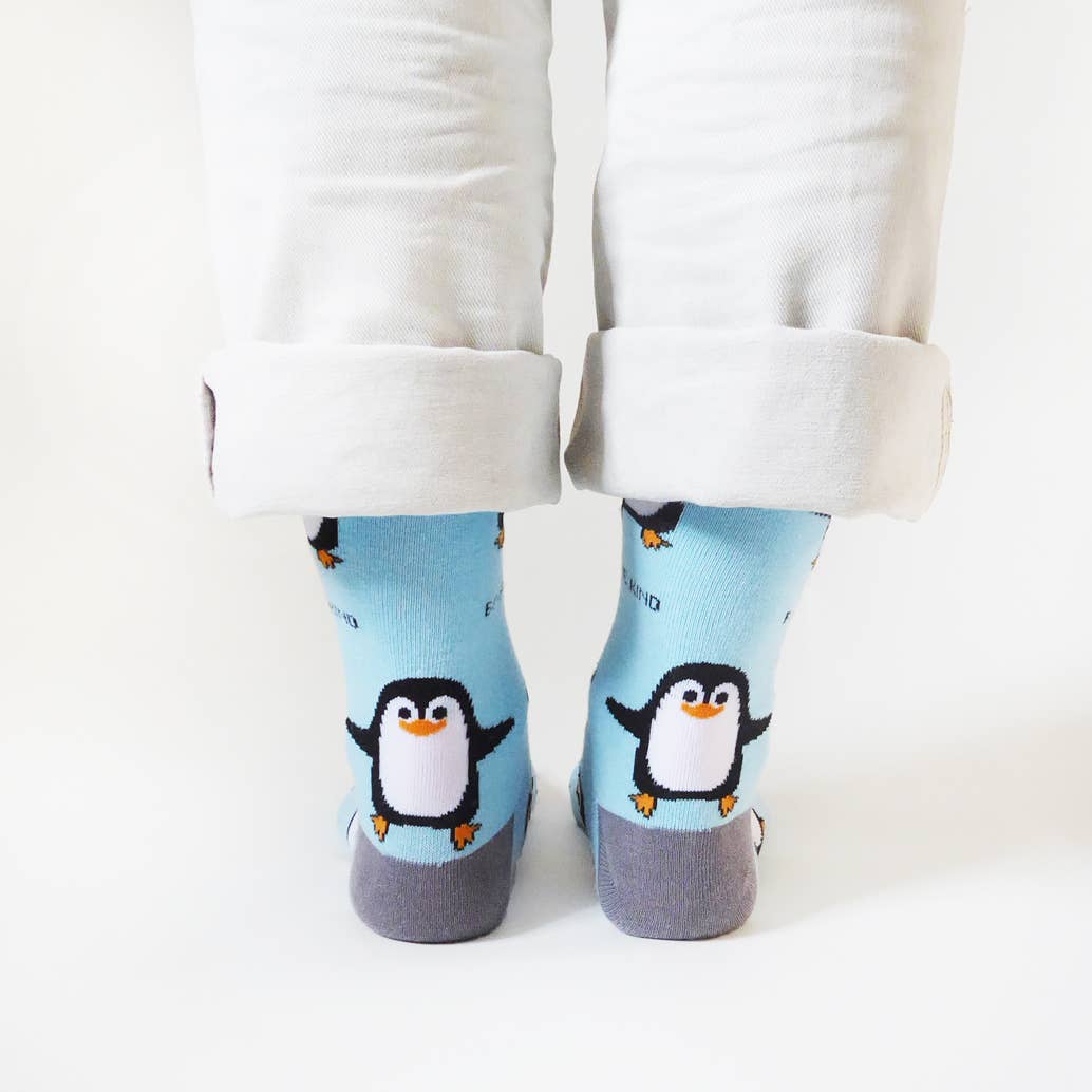 Aqua Socks: Penguins / Single Pair / UK Adult 4-7