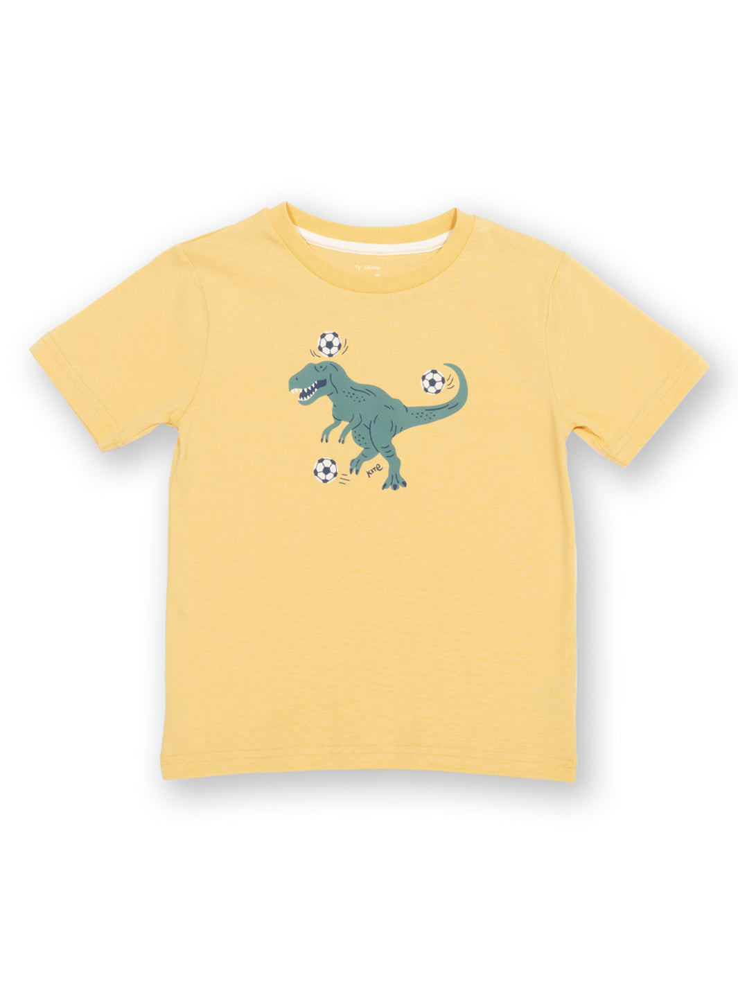 Kite T-Shirt Short Sleeve - T-Rex Tricks Yellow