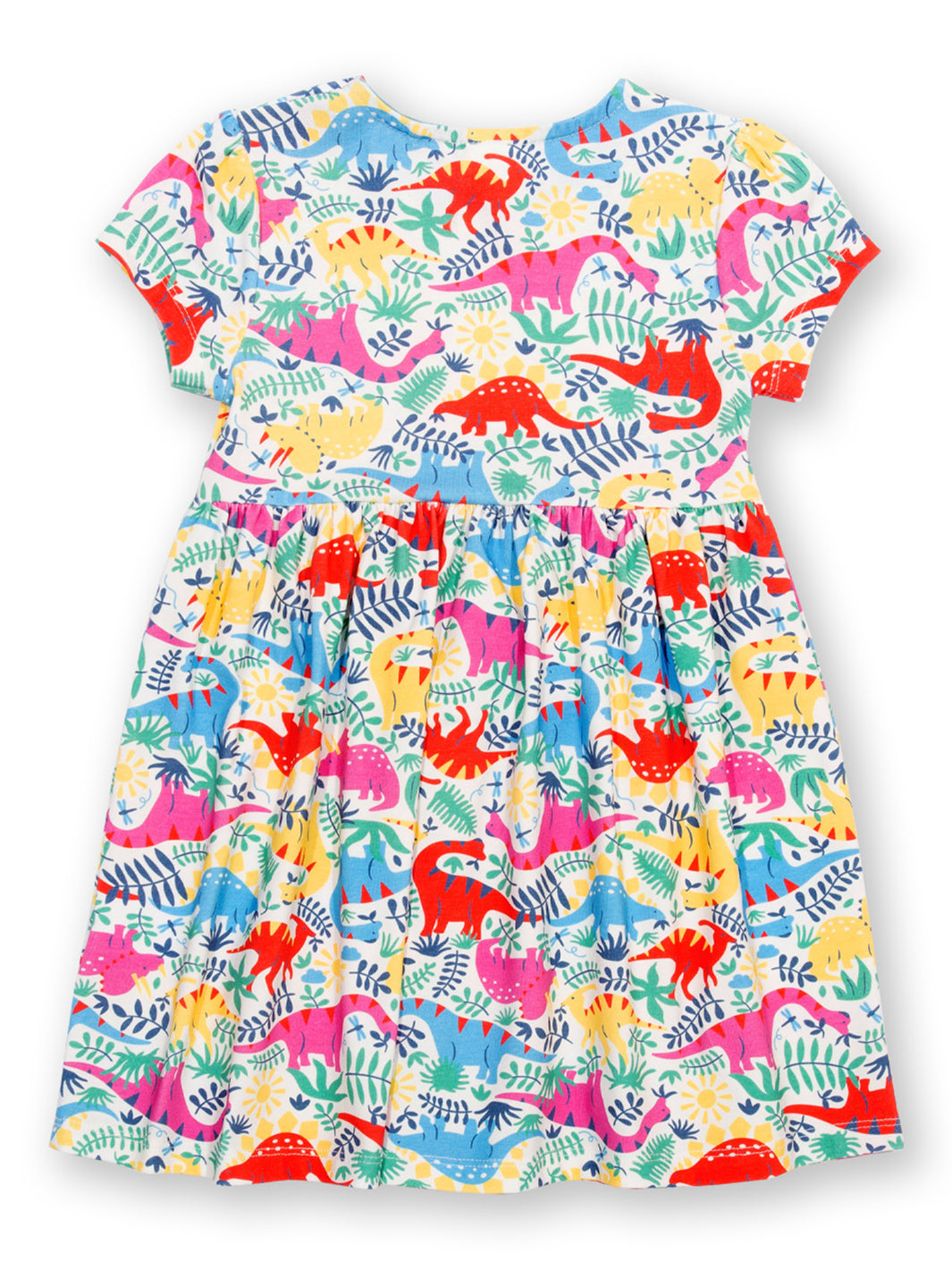 Kite Dress Short Sleeve - Dino Day Multi