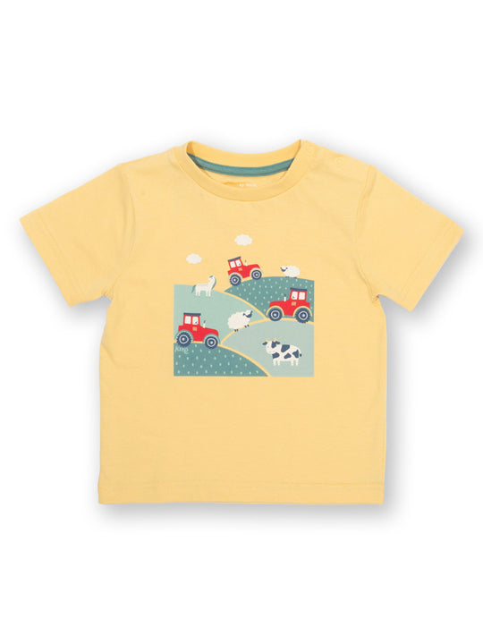 Kite T-Shirt Short Sleeve - On The Farm Yellow