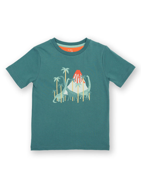 Kite T-Shirt Short Sleeve - Dino Heights Green