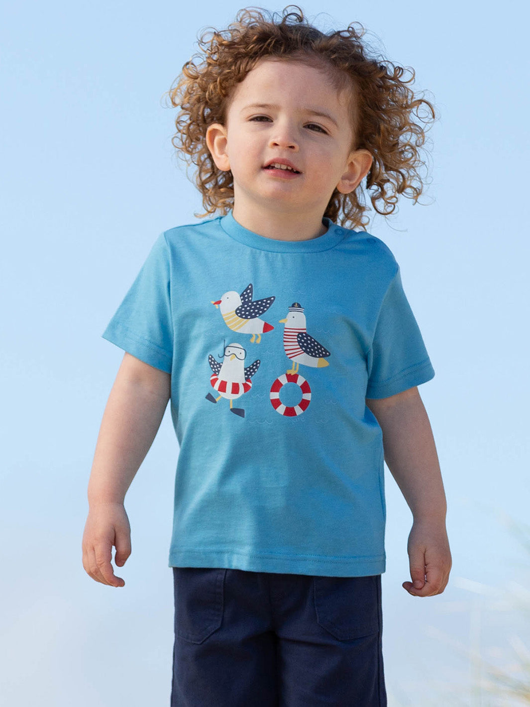 Kite T-Shirt Short Sleeve - Captain Gull Blue