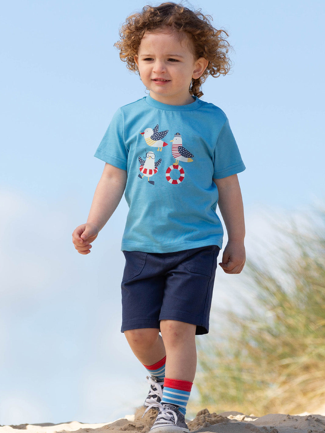 Kite T-Shirt Short Sleeve - Captain Gull Blue