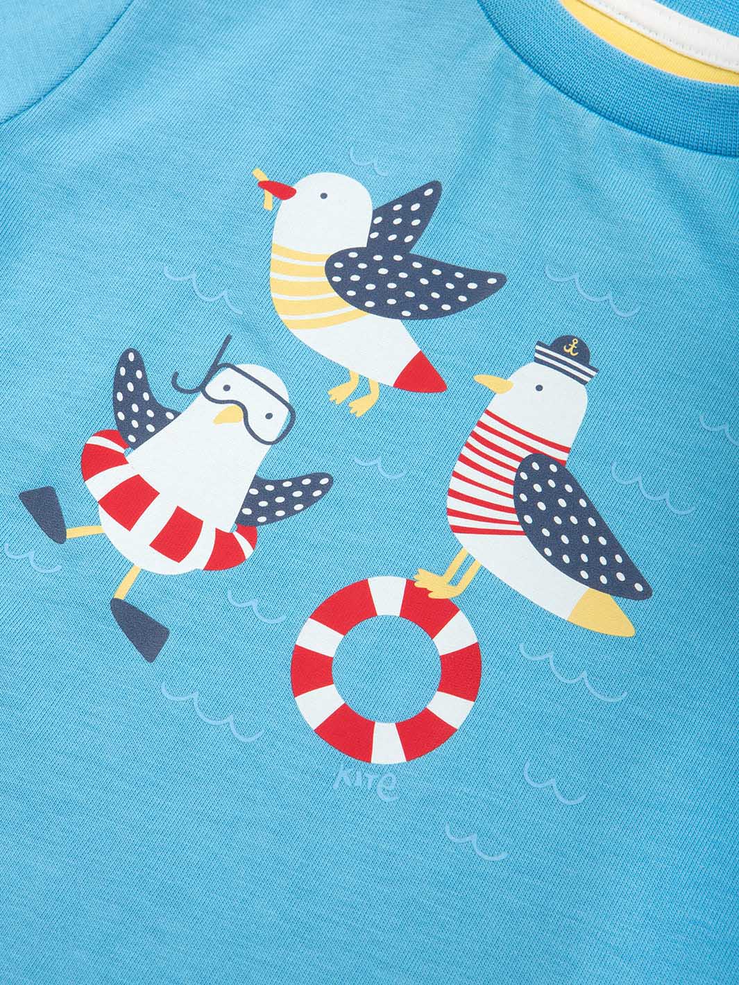 Kite T-Shirt Short Sleeve - Captain Gull Blue
