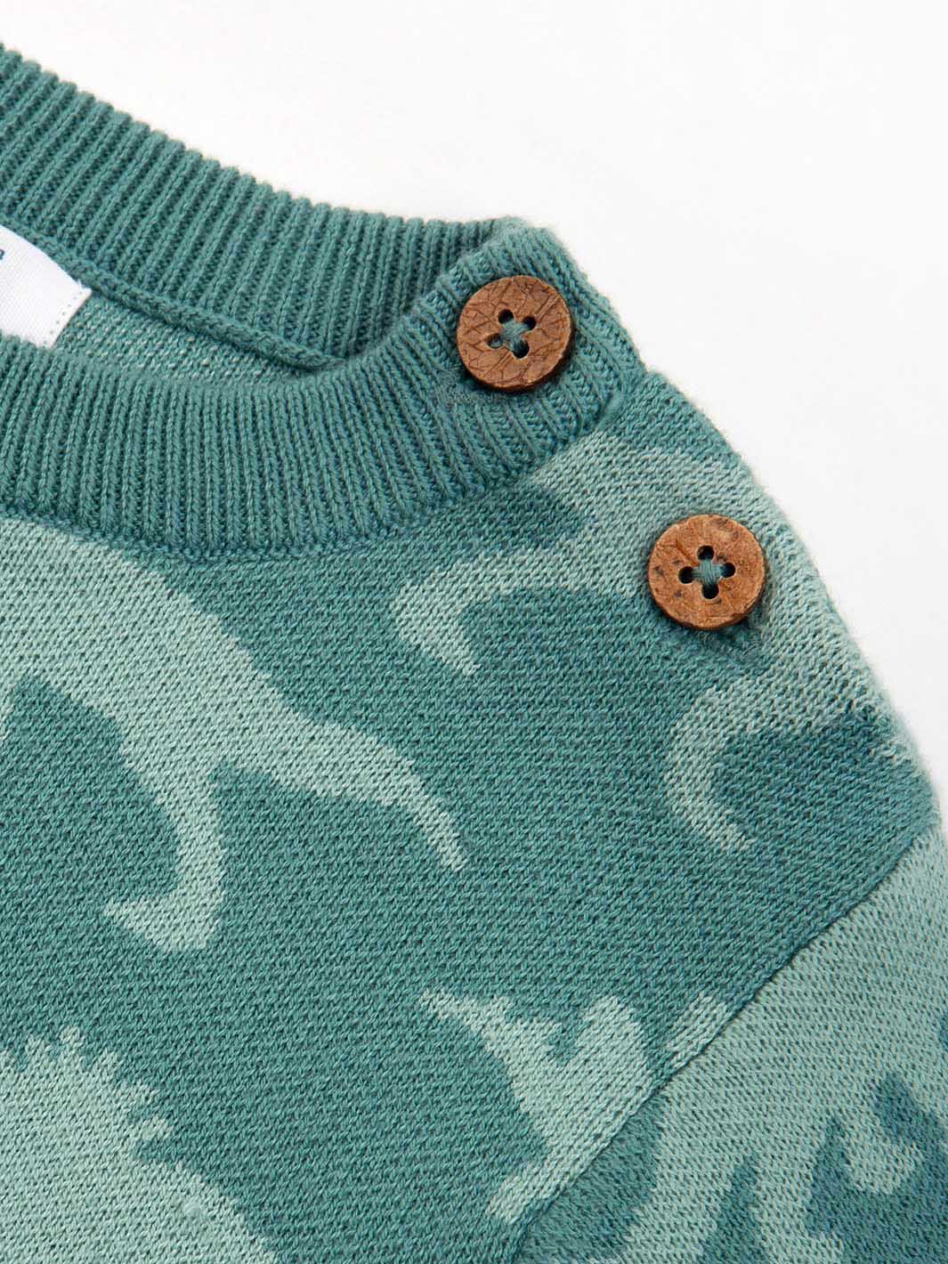 Kite Dinosaur Jumper - Green