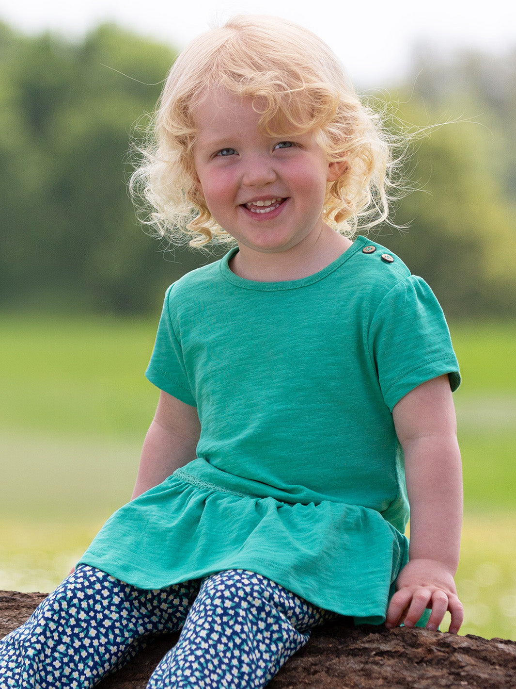 Kite Tunic Short Sleeve - Easy Breezy Green