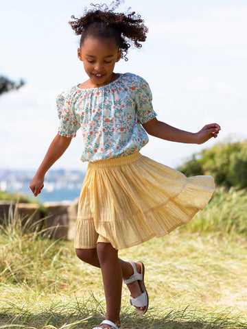 Kite Blouse Short Sleeve - Ele Oasis Multi