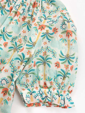 Kite Blouse Short Sleeve - Ele Oasis Multi