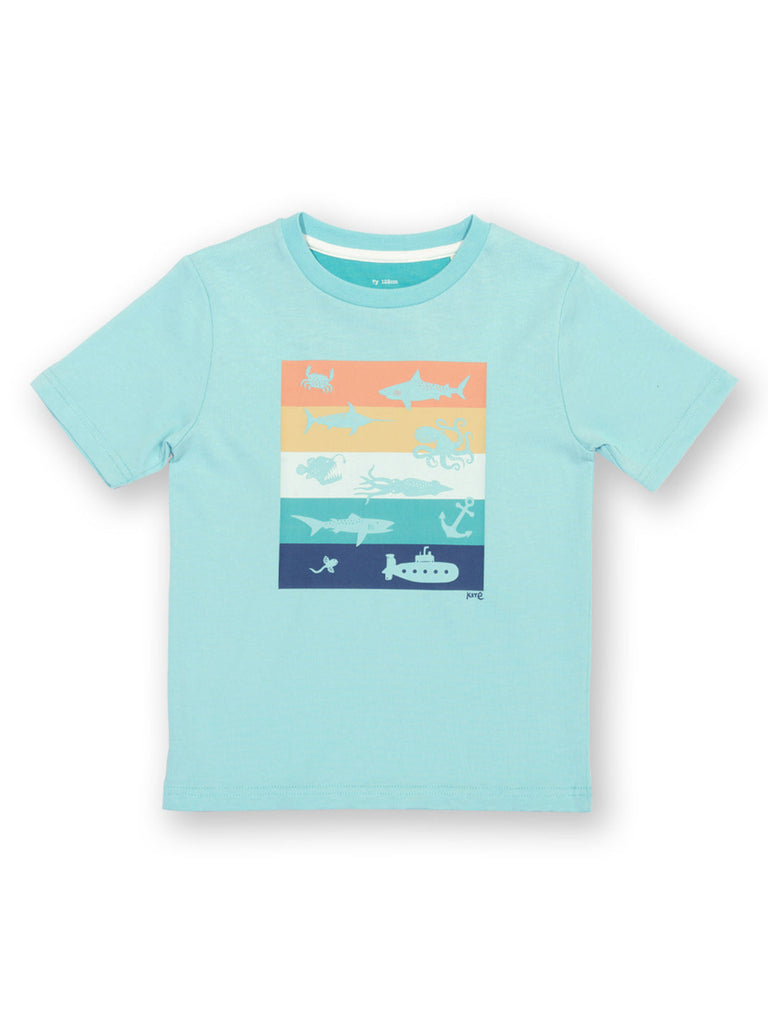 Kite T-Shirt Short Sleeve - Ocean Depths Blue