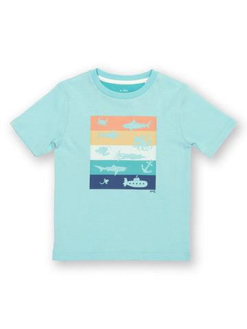 Kite T-Shirt Short Sleeve - Ocean Depths Blue