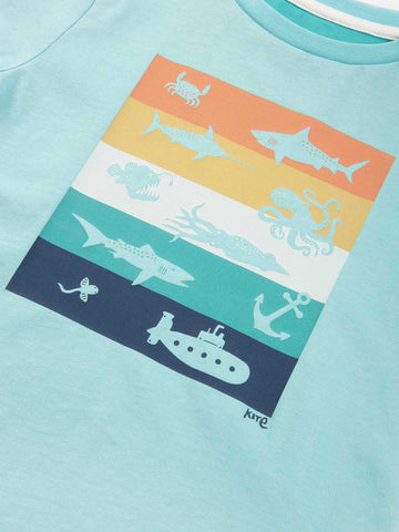 Kite T-Shirt Short Sleeve - Ocean Depths Blue