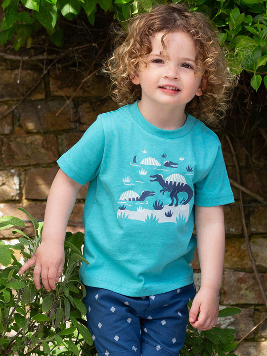 Kite T-Shirt Short Sleeve - Spinosaurus Blue