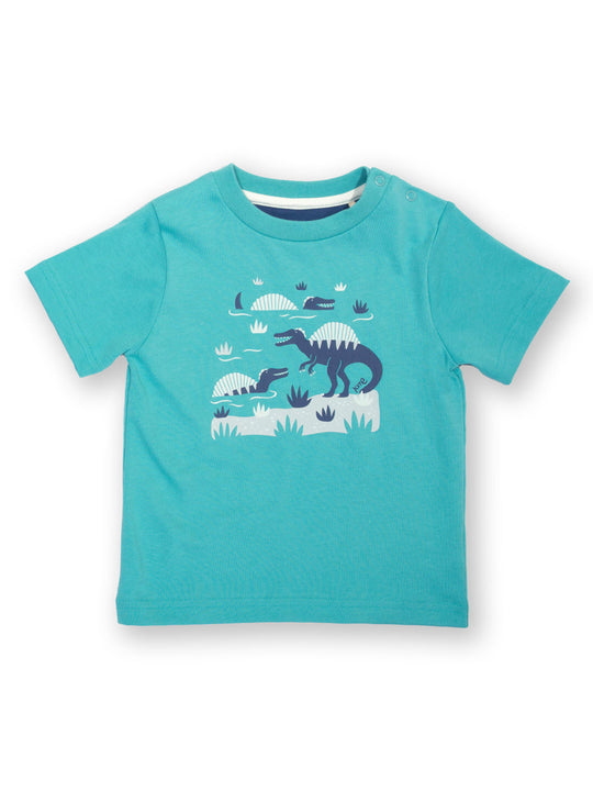 Kite T-Shirt Short Sleeve - Spinosaurus Blue