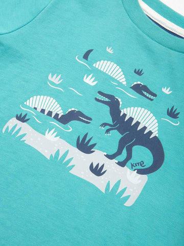 Kite T-Shirt Short Sleeve - Spinosaurus Blue