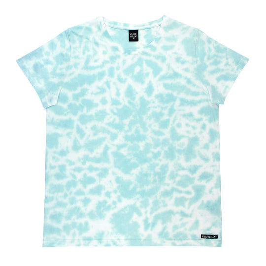 Villervalla Tie Dye Adult T-Shirt Short Sleeve - Pool