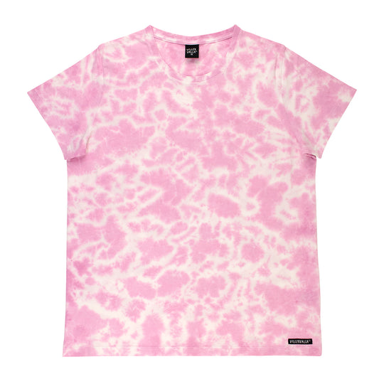 Villervalla Tie Dye Adult T-Shirt Short Sleeve - Raspberry
