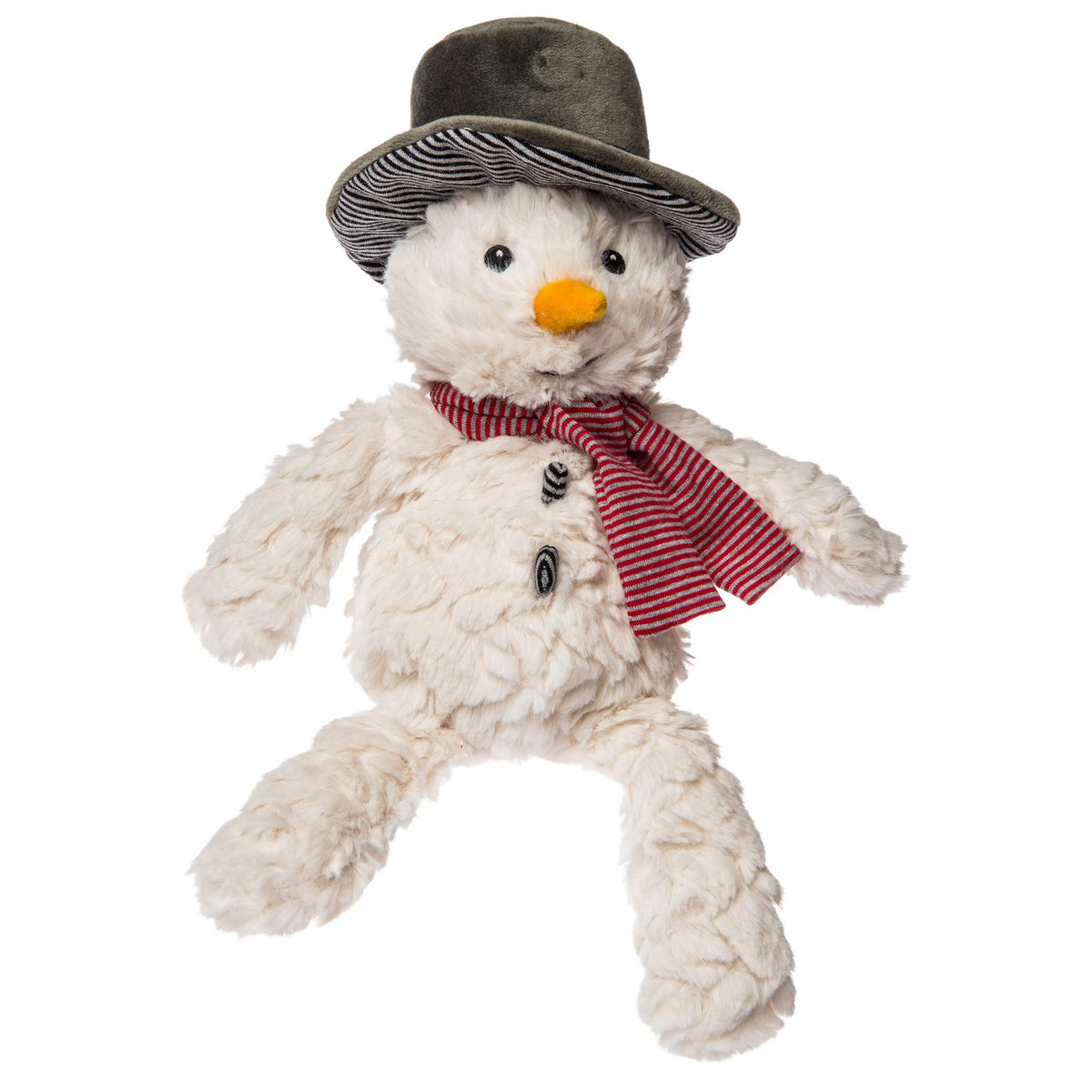 Mary Meyer Snowman Soft Toy Blizzard Putty for cosy cuddles at The Thrifty Stork