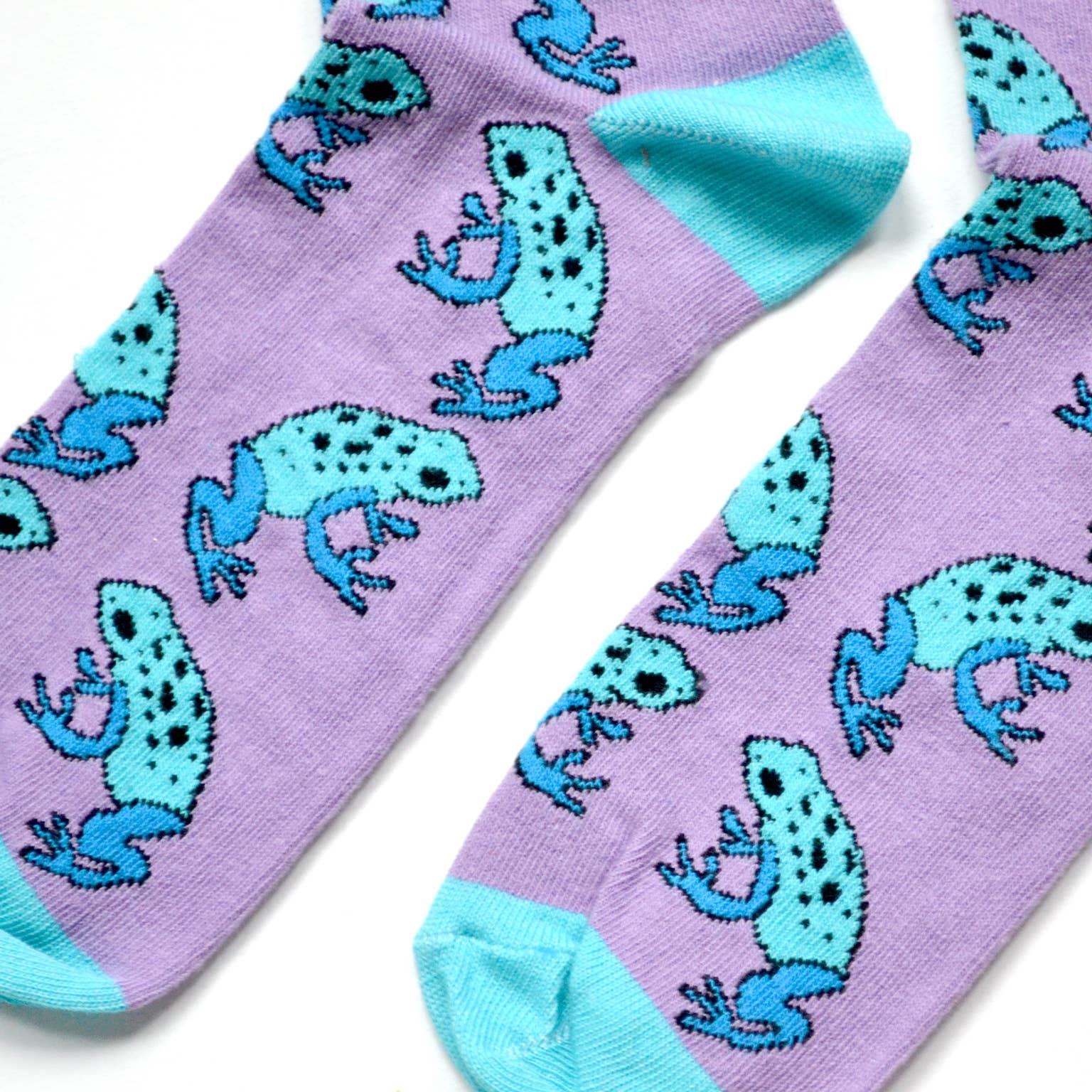 Pond Socks: Frogs / Single Pair / UK Adult 4-7