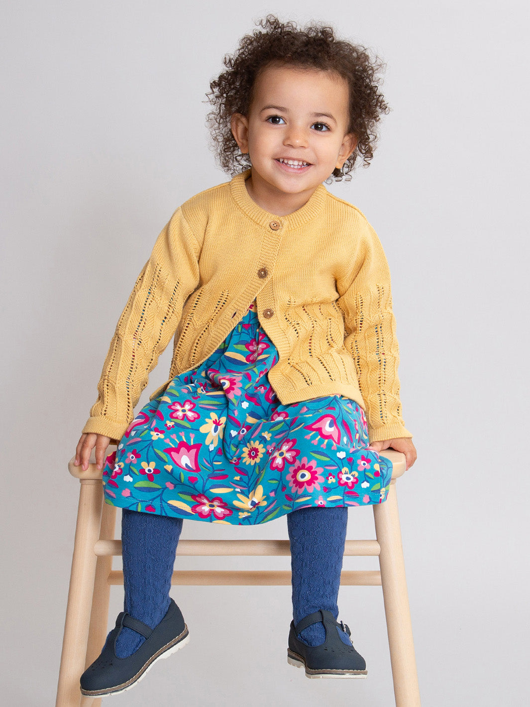 Kite Cable Tights - Navy (GOTS)