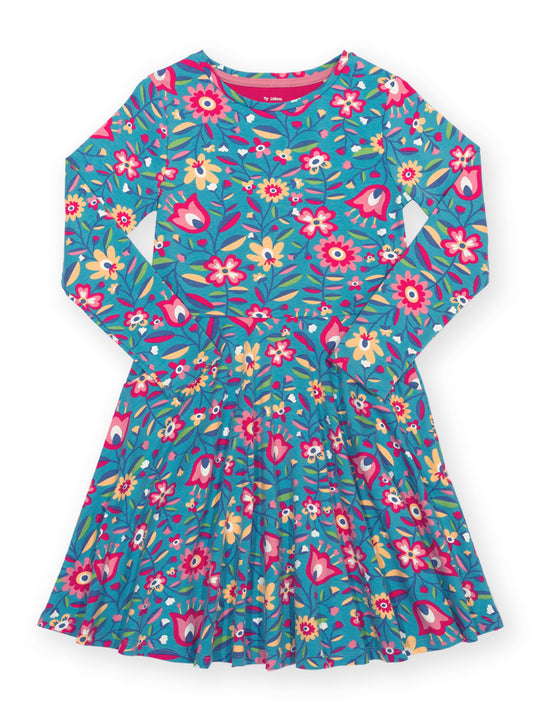 Kite Skater Dress - Folksy Bloom (GOTS)
