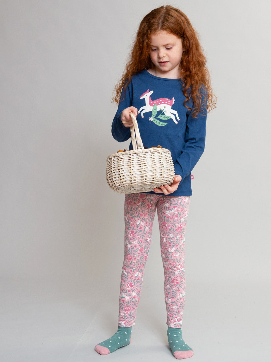 Kite Leggings - Whispering Woods (GOTS)