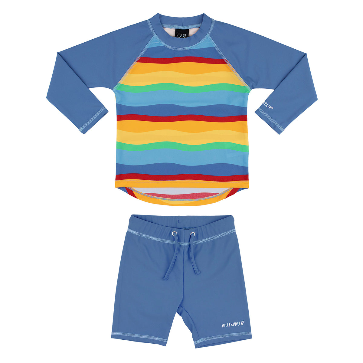 Villervalla UV Set Top & Shorts Swimwear - Ocean/Nautic