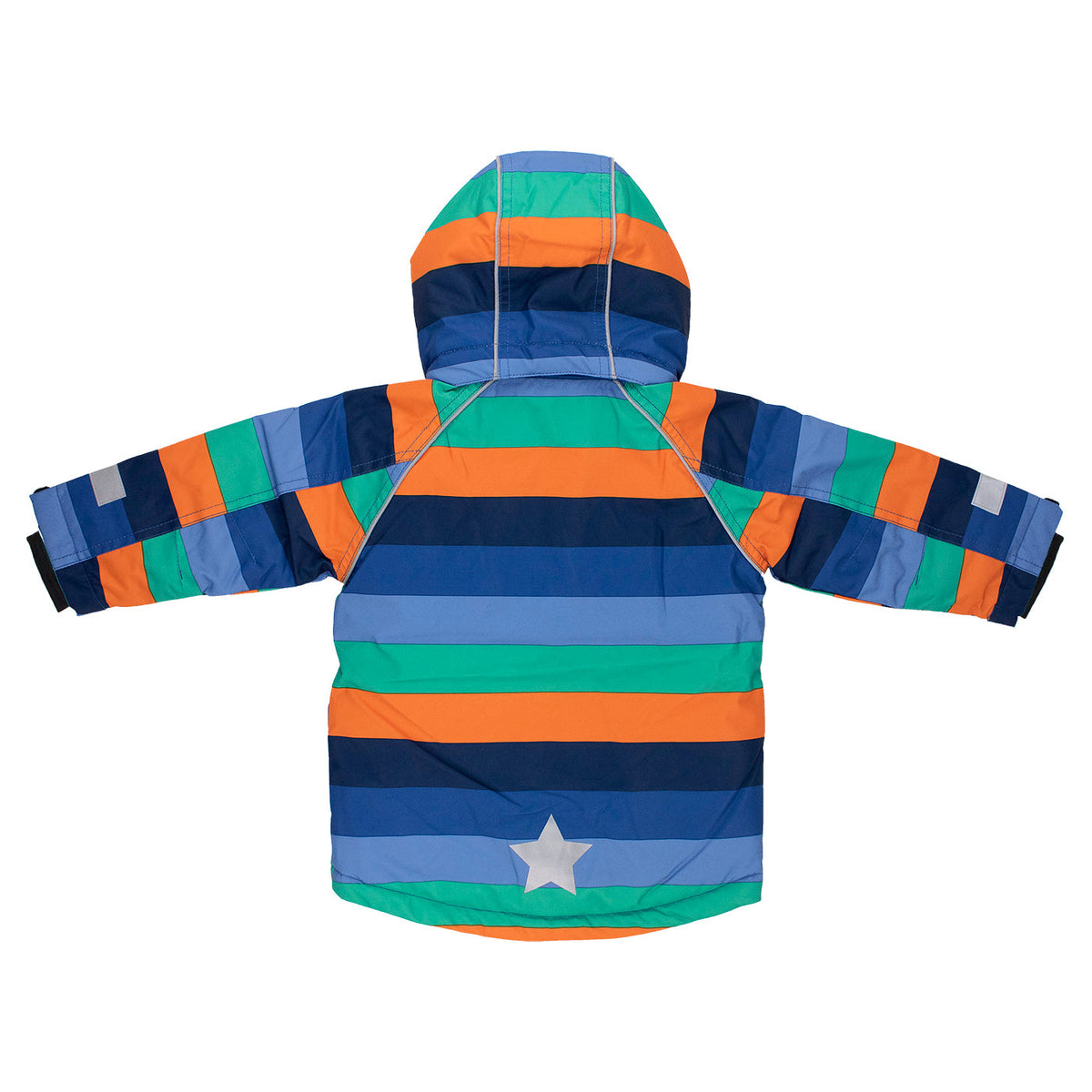 Villervalla Winter Coat Jacket - Multi Stripe Atlas