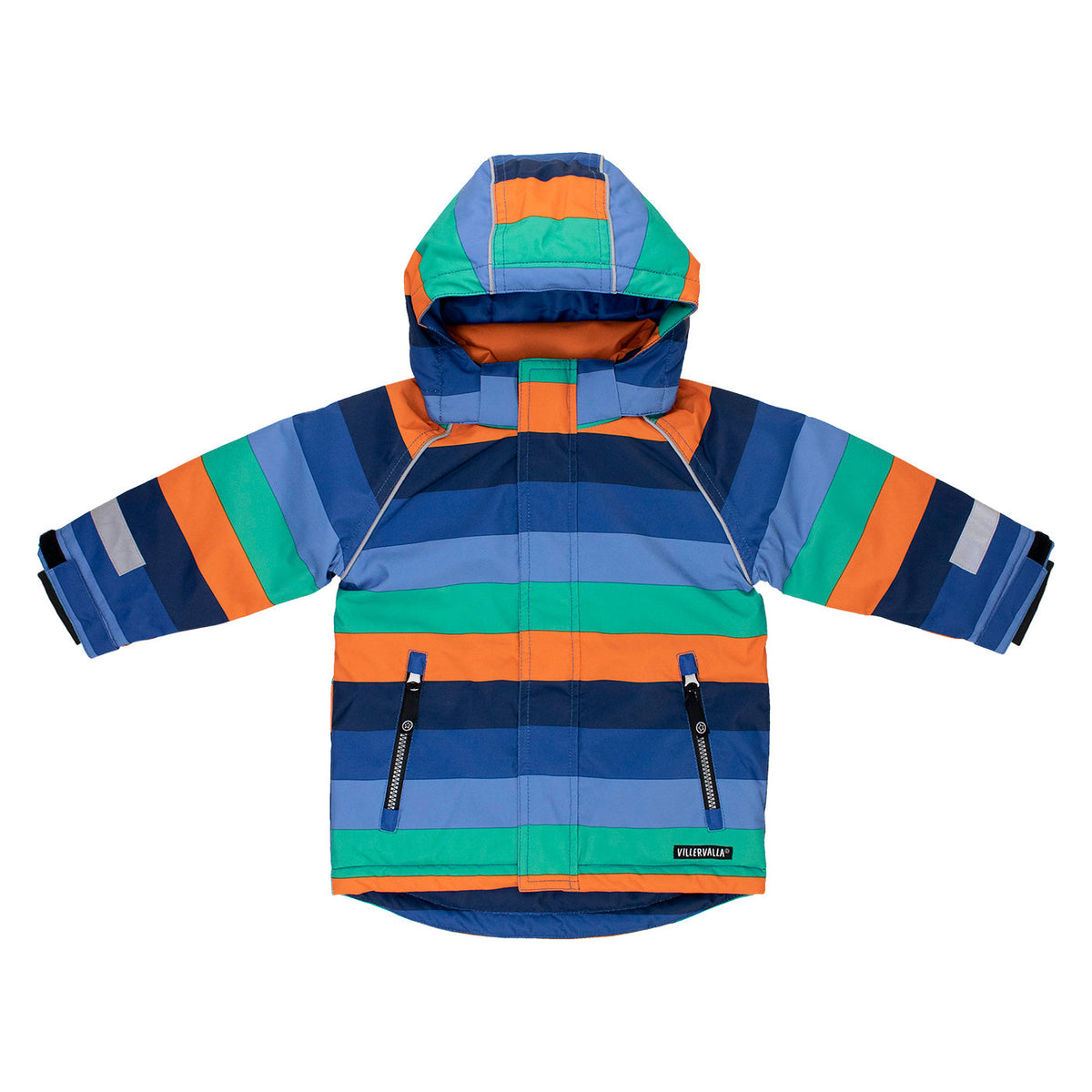 Villervalla Winter Coat Jacket - Multi Stripe Atlas