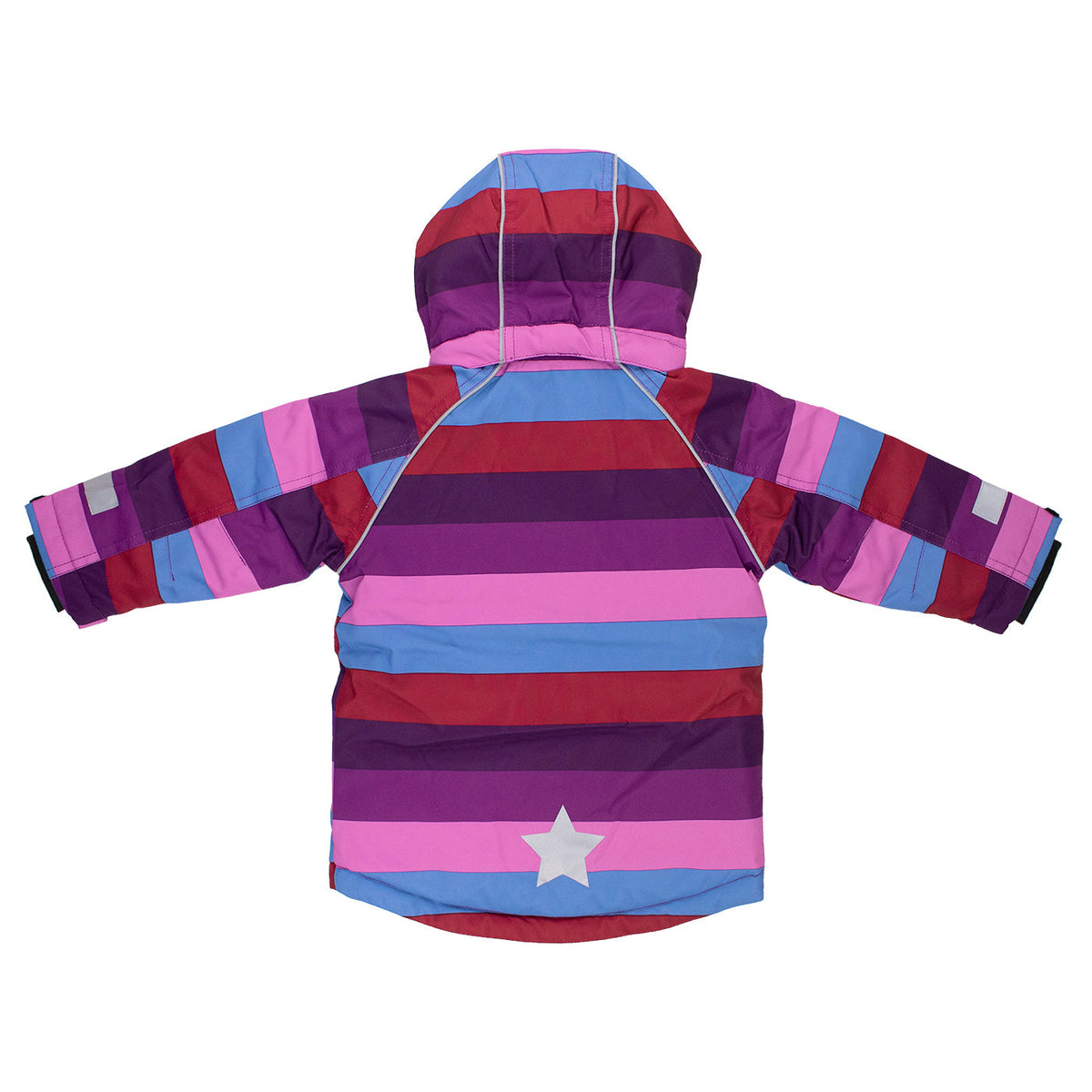 Villervalla Winter Coat Jacket - Multi Stripe Himalaya